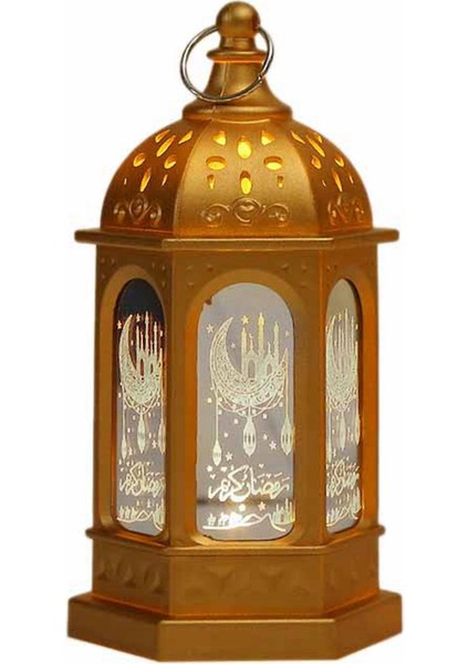 Eid Mubarak Fener Süsleri Ramazan Fener Gece Lambası Aydınlatmasıj (Yurt Dışından)