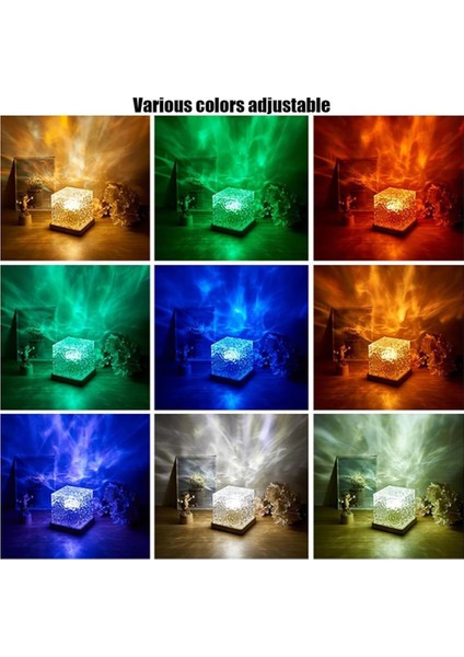 Kuzey Işıkları Lambası Yatak Odası Için Su Dalgası Efektli Işıklar-A (Yurt Dışından) modelleri