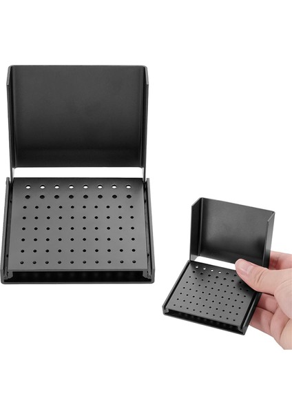 76 Delik Burs Tutucu Düzenleyici Sterilizatör Kutusu Otoklav Kutusu Siyah (Yurt Dışından) fiyatları