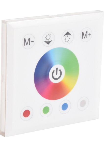 DC12V-24V Rgb Rgbw Duvara Monte Dokunmatik Panel Kontrol Cihazı Beyaz (Yurt Dışından) modelleri