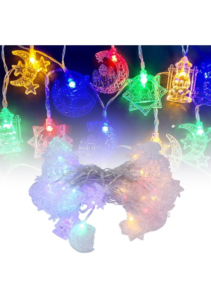 USB Sabit Işık 6 Metre 40 Lamba Arap Bayramı Saray Işıkları Dekor A (Yurt Dışından) modelleri