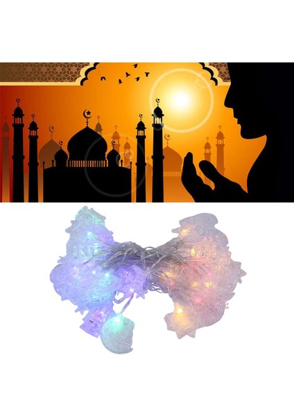 USB Sabit Işık 6 Metre 40 Lamba Arap Bayramı Saray Işıkları Dekor A (Yurt Dışından) indirimleri