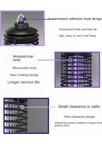 Induc Sivrisinek Lambası Asılı Elektrikli Sivrisinek Gereçleri Ab Fişi (Yurt Dışından) modelleri