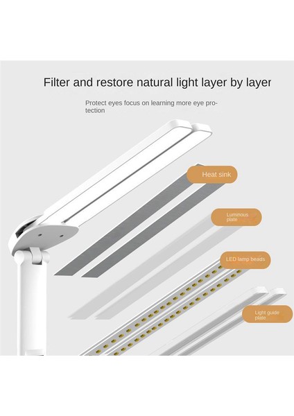 40 LED Kişilik Çift Uçlu Masa Aydınlatma Lambası 3200MAH Çalışma Için (Yurt Dışından) modelleri