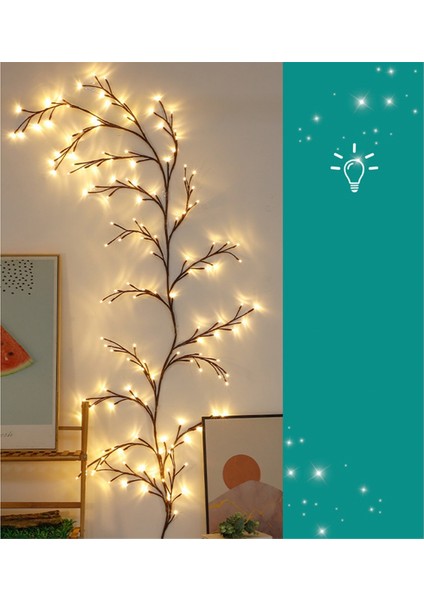 144 LED Ağaç Dalı Rattan Işıkları Uzaktan Kumanda Olmadan Abd Fişi (Yurt Dışından) modelleri