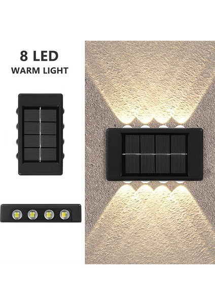 4 Paket Güneş Enerjili Duvar Lambası Açık Su Geçirmez LED Güneş Enerjili Lamba B (Yurt Dışından) modelleri