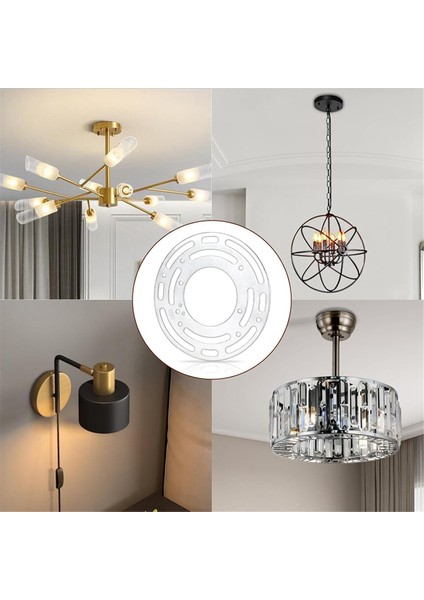 2 Paket Aydınlatma Armatürü Montaj Braketleri Tavan Aydınlatma Montaj Plakası (Yurt Dışından) indirimleri