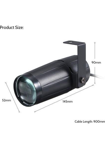 LED Işık Demeti Pinspot Aydınlatma Spot Süper Parlak Lamba C-Eu Fişi (Yurt Dışından) fiyatları