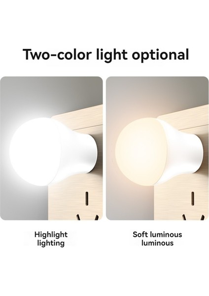 Power Bank Şarj USB Kitap Işıkları Yuvarlak Okuma Göz Koruma Lambası (Yurt Dışından)