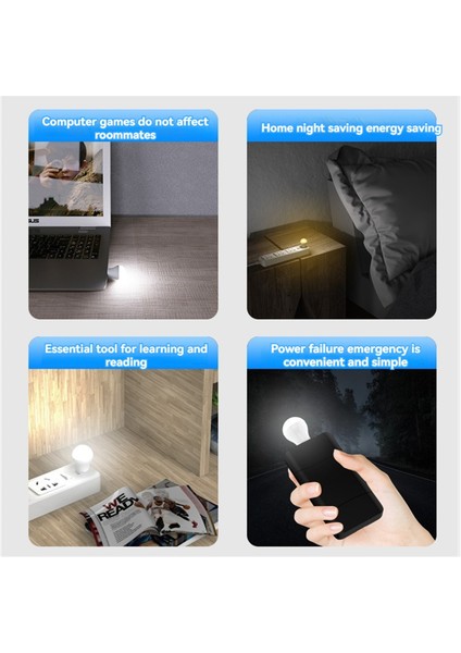 Power Bank Şarj USB Kitap Işıkları Yuvarlak Okuma Göz Koruma Lambası (Yurt Dışından) fırsatları