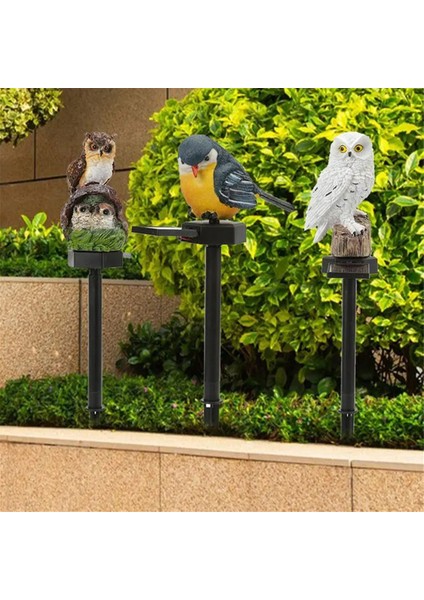 Sevimli Reçine Lamba Güneş Enerjili LED Gece Işıkları Su Geçirmez Lambalar A (Yurt Dışından) fırsatları