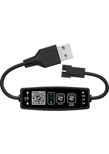 LED Kontrol Cihazı Bluetooth Müzik 28 Tuşlu Uzaktan Kumanda USB 5V (Yurt Dışından)