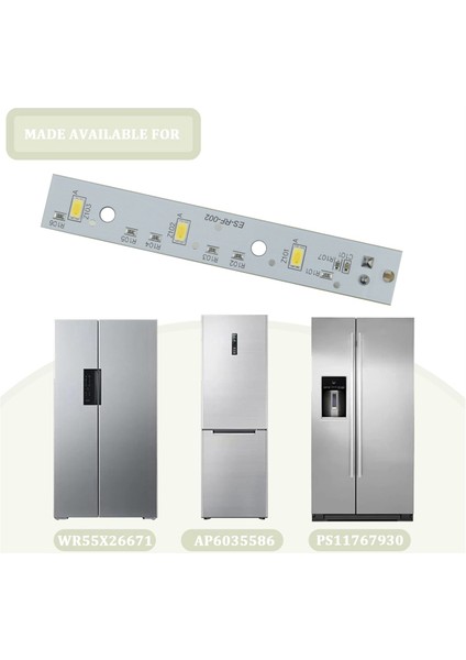 5 Adet WR55X26671 LED Işık Buzdolapları Için Uyumlu LED Işık (Yurt Dışından) indirimleri