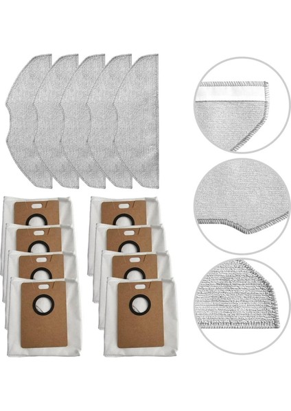 Ttapo Için 13 Adet RV30 Max Plus, RV20 Max Plus, RVA301, RVA202 Vakum Aksesuarları Toz Çanta Mop Bezi (Yurt Dışından) fırsatları