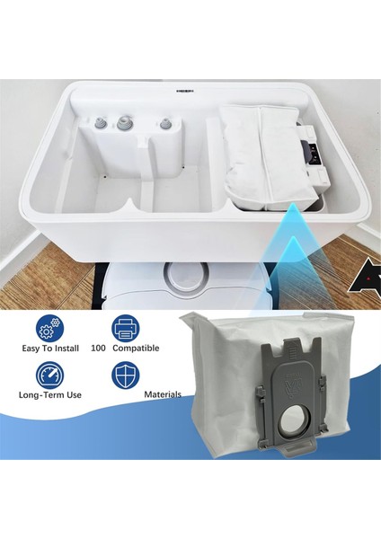 Roborock S8, S8 Pro Ultra, S7 Maxv Ultra, S7 Pro Ultra, Q7, Q7 Max, Q5, Q5 Pro, Q8 Max Vakum Aksesuarları A (Yurt Dışından) indirimleri