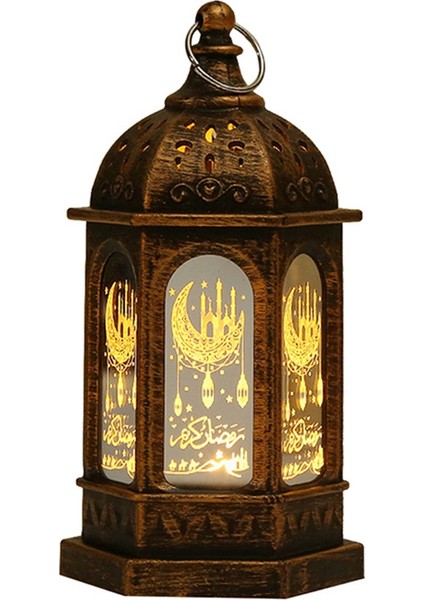 Eid Mubarak Fener Süsleri Ramazan Fener Gece Lambası Aydınlatması B (Yurt Dışından)