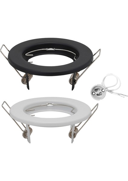 6 Adet Aşağı Işık Çerçevesi Gömme LED Tavan Armatürleri Siyah (Yurt Dışından) indirimleri