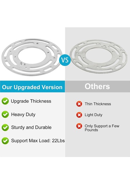 Yükseltilmiş 4'lü Paket Evrensel Lamba Montaj Braketleri (Yurt Dışından) fırsatları