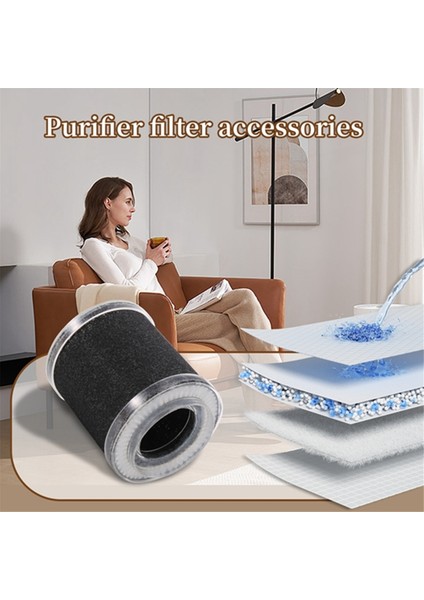 6 Adet Hepa Yedek Filtresi Hava Born Kirleticileri ve Kokuları Gidermek Için Hava Temizleyicisi Için Aktif Karbon Filtreleri (Yurt Dışından) fiyatları