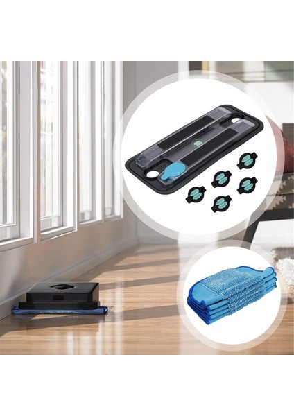 Rezervuar Pad Seti, Irobot Braava Için Paspas Padleri 380 380T 320 Mint 4200 5200 Vakum Süpürge Yedek Parçaları (Yurt Dışından) fırsatları