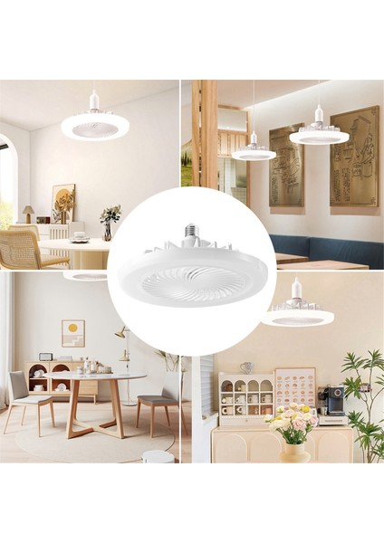 Işıklı Tavan Vantilatörü E27 Kapalı Düşük Fan Işık Elektrikli Vantilatör (Yurt Dışından)