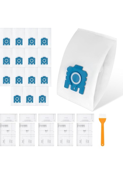 Miele Hyclean 3D Gn Elektrikli Süpürge Için 16 Adet Elektrikli Süpürge Torbası (Yurt Dışından)