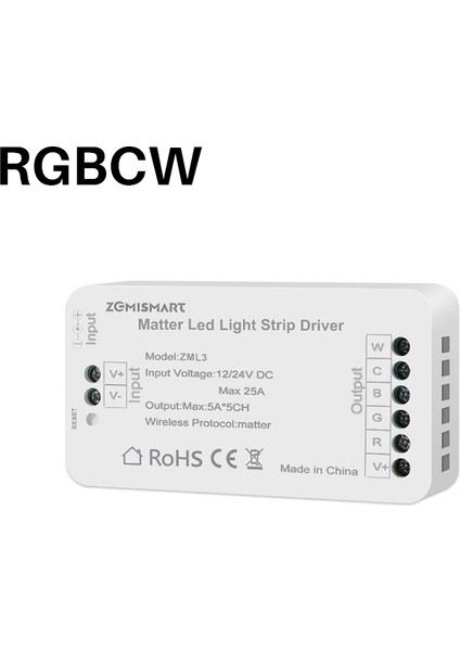 Matter Wifi LED Şerit Işık Kontrol Cihazı Rgbcw Kontrol Cihazı (Yurt Dışından) indirimleri