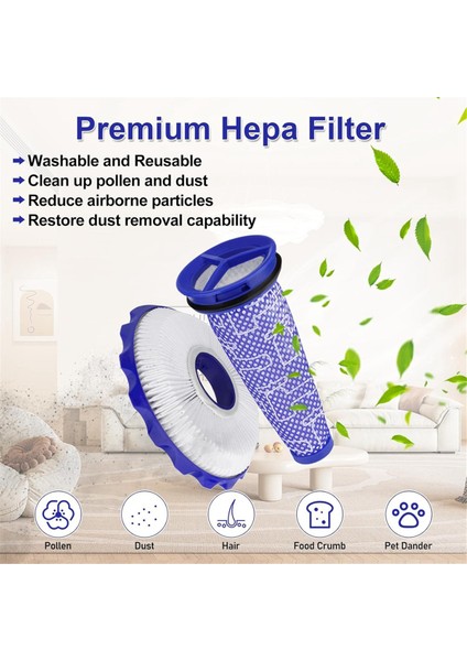 DC50 Silindir Fırçası ve Filtre Değiştirme Dyson DC50 Hayvan Çok Katlı Tam Vakum Yıkanabilir Filtreler Fırça Seti (Yurt Dışından) fiyatları