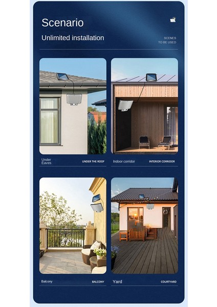 LED Güneş Enerjili Işık Açık Bahçe Dekorasyonu Güneş Enerjili 136COB Işık (Yurt Dışından) indirimleri