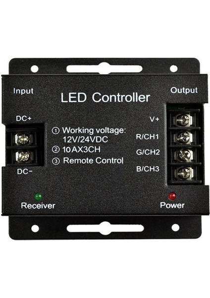 Rgb Şerit Için LED Rf Uzaktan Kumanda Rgb Kontrol Cihazı 10AKANAL (Yurt Dışından) fiyatları