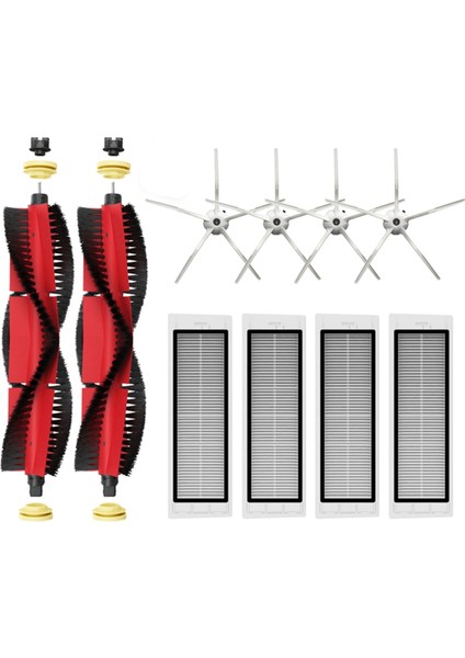 Vorwerk Kobold Için 5 Pcs VR200 VR300 Vakum Süpürge Aksesuarları Silin Yan Fırça Hepa Filtre Ultra Dayanıklı Aksesuarlar (Yurt Dışından)