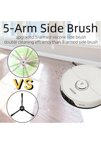 Vorwerk Kobold Için 5 Pcs VR200 VR300 Vakum Süpürge Aksesuarları Silin Yan Fırça Hepa Filtre Ultra Dayanıklı Aksesuarlar (Yurt Dışından) indirimleri