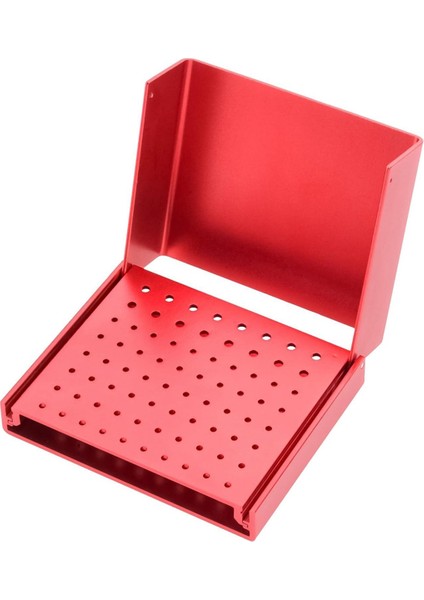76 Delik Burs Tutucu Düzenleyici Sterilizatör Kutusu Otoklav Kutusu Kırmızı (Yurt Dışından) modelleri