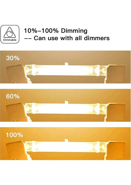 R7S Halojen Ampuller Tungsten Lineer Ampul 150W (Yurt Dışından) indirimleri