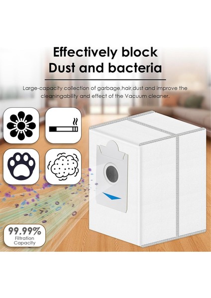 Ecovacs Deebot T30S/X2 Omnı/x2 Pro/x2/x5 Omnı Robot Vakumu Aktif Karbon Filtre Katmanı (Yurt Dışından) modelleri