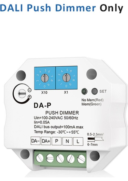 Hafıza Fonksiyonlu Push LED Dimmer 110V 220V 240V Için (Yurt Dışından) modelleri