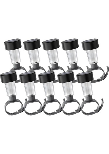 10 Paket LED Güneş Enerjili Lamba Su Geçirmez Havuz Işıkları (Yurt Dışından)