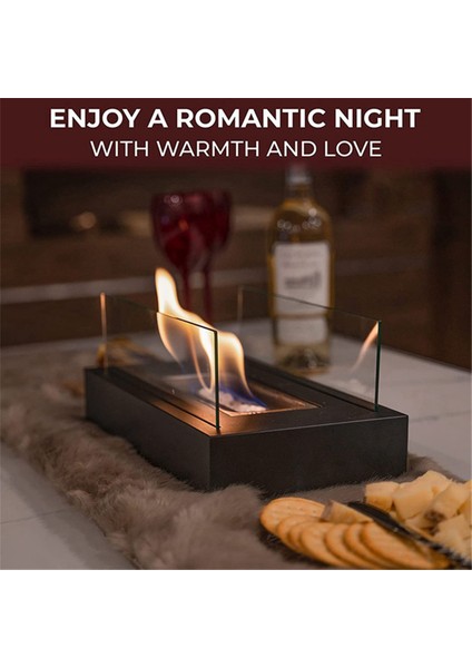 Alkol Şömine Işığı Dikdörtgen Paslanmaz Çelik Cam (Yurt Dışından) modelleri