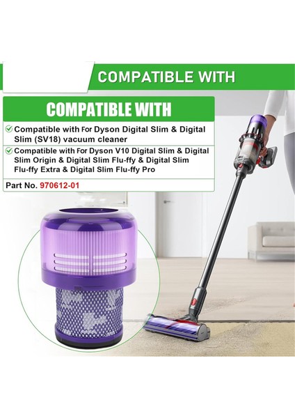 Dewalt DCV580H ile Uyumlu 3 Paket DCV5801H Hepa Filtresi (Yurt Dışından) fırsatları