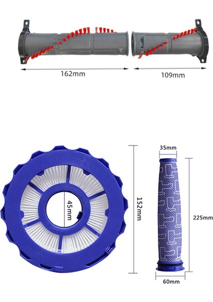 15'li Paket 204814 Vakum Poşeti 205811 Stil F, Kirby Generation G+4 Kemerler Için (Yurt Dışından) modelleri