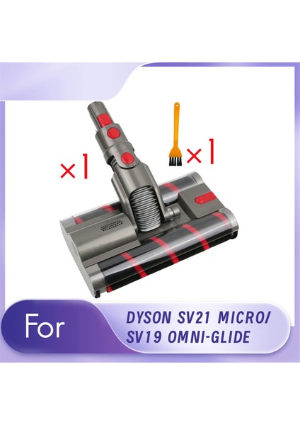 Çift Silindirli Fırça Seti Vakum Başlığı Motor Başlığını Değiştirin (Yurt Dışından)