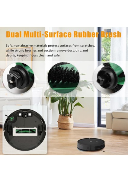 Irobot Roomba Için 2 Q0520 Essentium Vakum Süpürge Aksesuarları Silindir Yan Fırça Filtresi Paspas Ped Toz Torbası (Yurt Dışından) indirimleri