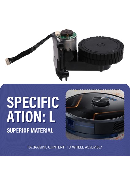 Eufy Robovac R500 /15C /G10 /25C /30C /35C /11S Için Vakum Süpürge Tekerlek Motoru Vakum Süpürge Parçaları Montaj Değiştirme L (Yurt Dışından) indirimleri