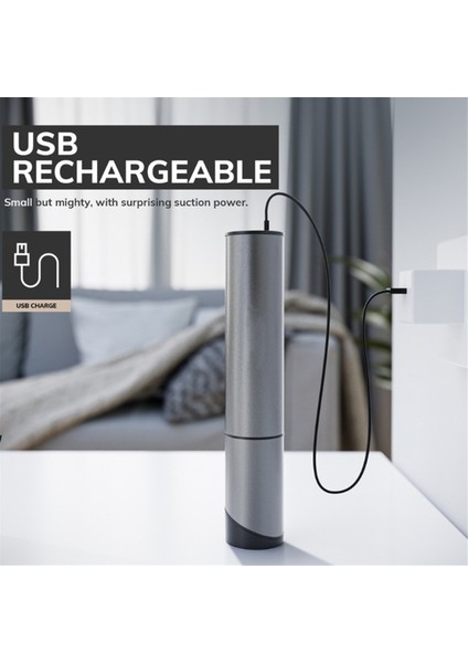 Mini Taşınabilir Elektrikli Süpürge Kablosuz Elde Taşınan Elektrikli Süpürge Masaüstü Klavye Arabası Için Uygun Temizlenmesi Kolay USB (Yurt Dışından) modelleri