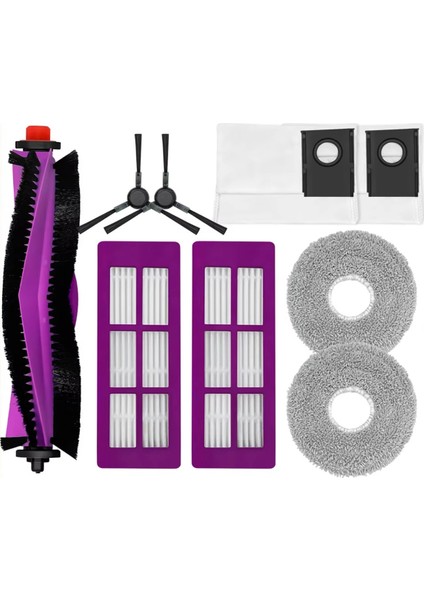 Eureka J15 Pro Ultra Ana Yan Fırça Hepa Filtre Paspas Toz Torbası (Yurt Dışından)