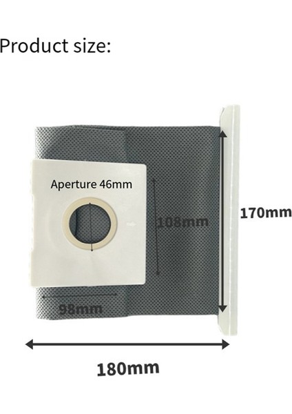 Midea Haier Vakum Temizleyici Aksesuarları Yedek Parçalar Için 10 Pcs Toz Çantası Evrensel Çöp Toz Çantası (Yurt Dışından) fiyatları