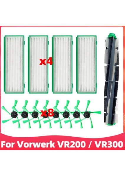 Vorwerk Kobold Için VR200 VR300 Vakum Temizleyici Aksesuarları Silindir Yan Fırça Hepa Filtre Ultra Dayanıklı Aksesuarlar (Yurt Dışından)