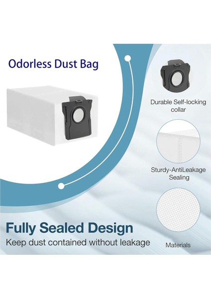 9 Adet Dream D10 Plus Gen 2/RLD32GD Robot Vakum Süpürge Parçaları Toz Çanta (Yurt Dışından) fiyatları