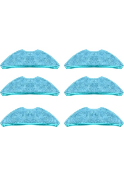 6 Parça Süpürme Robotu Aksesuarları Paspas Temizleme Bezi Yedek Parçaları (Yurt Dışından) modelleri