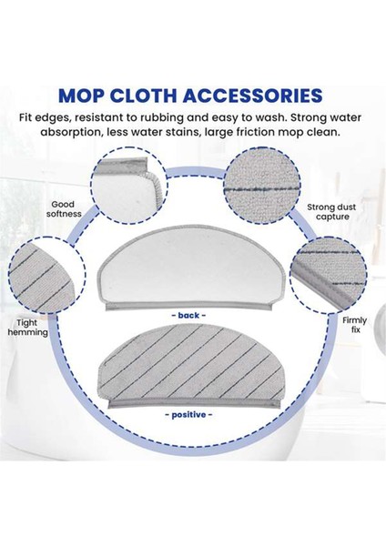 Ecovacs Için 38 Pcs Debot N20 / N20 Plus / N20 Pro Plus Supping Robot Aksesuarları Temizleyici Parçalar Değiştirme (Yurt Dışından)